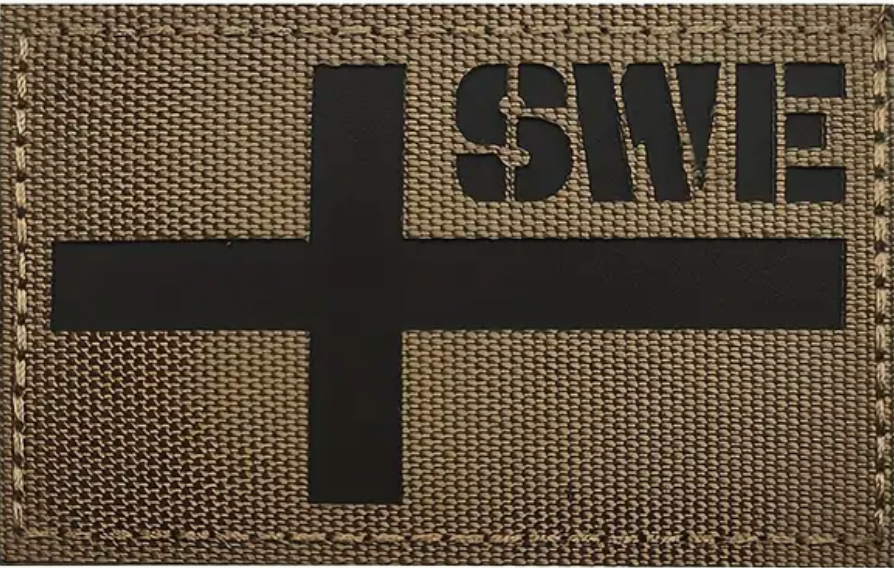 Sweden Flag - Patch - Brun