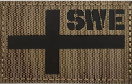 Sweden Flag - Patch - Brun