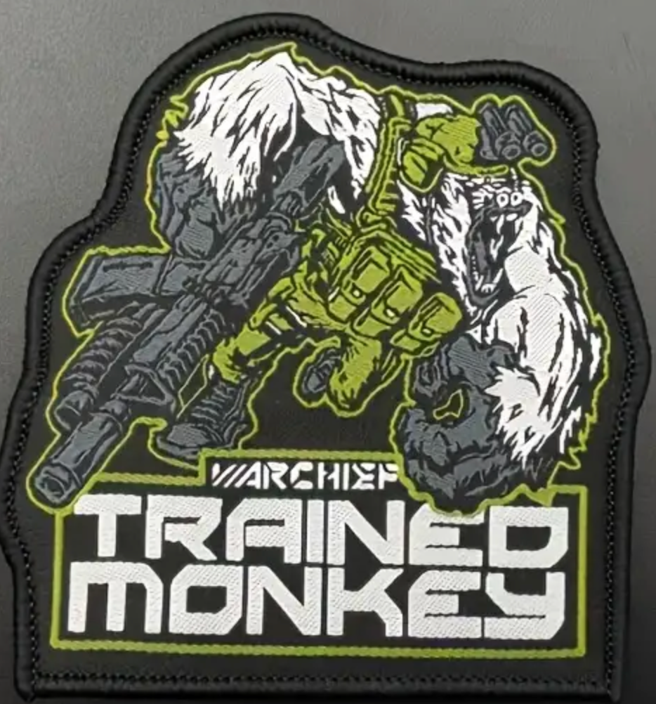 Trained monkey - Patch