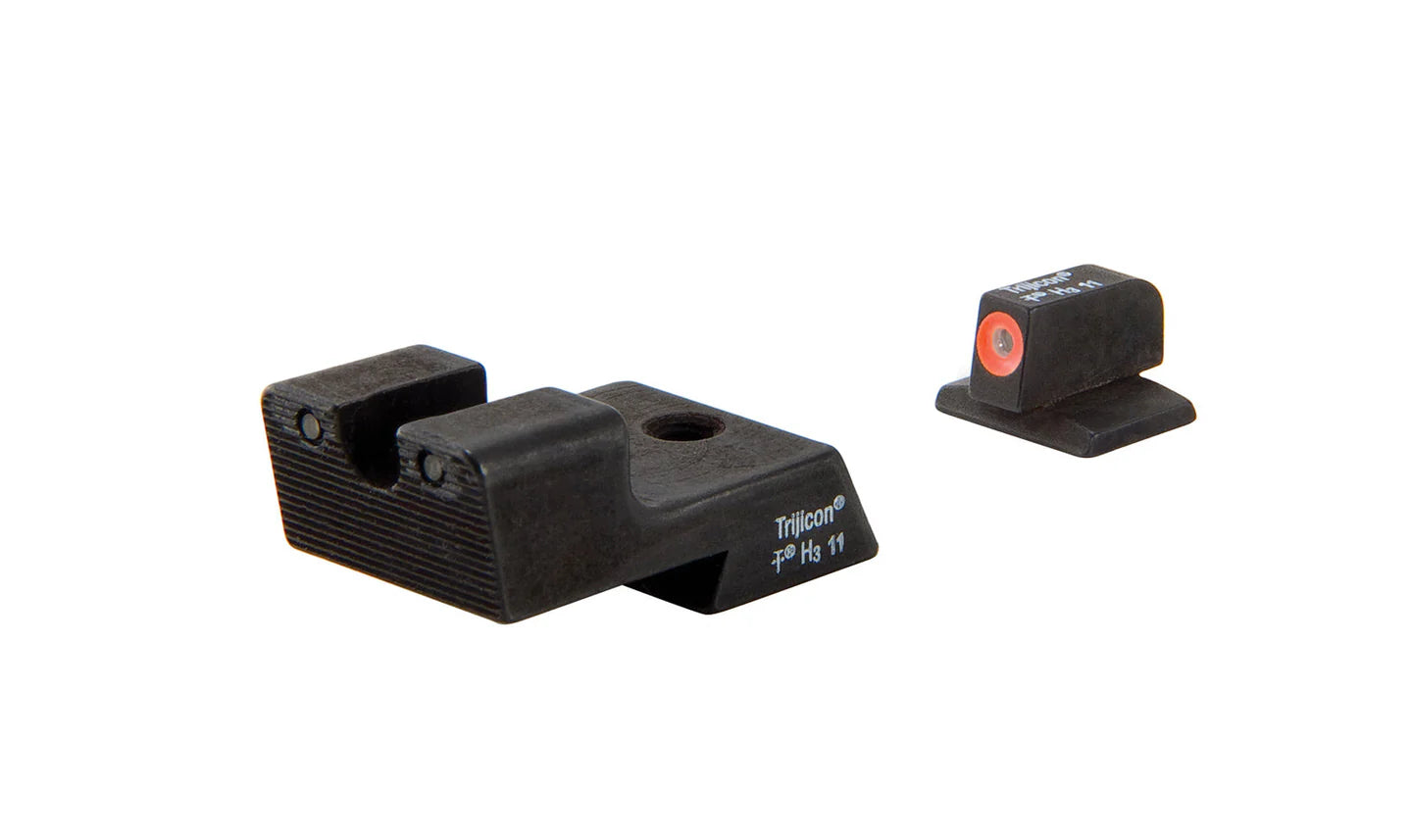 Trijicon - 1911 Novak Cut - HD Night Sight Set - Orange Front Outline