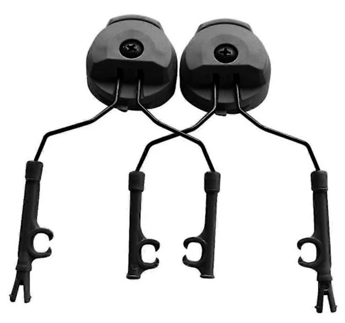 3M Peltor - Arc Rail Adapter Fästkit för Ballistiska Hjälmar - 1 Par -FA- Gray
