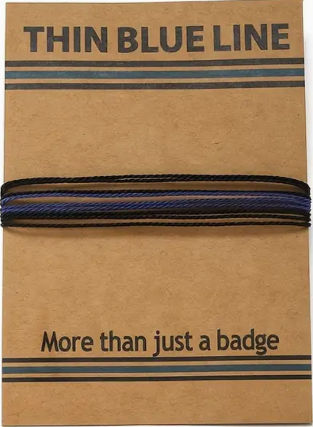 Thin Blue line - Armband