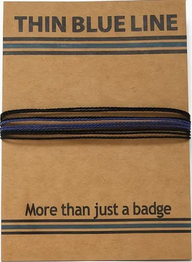 Thin Blue line - Armband
