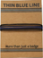 Thin Blue line - Armband