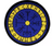 3D Patch - Runsköld Vegvisir - Gul/Blå - PVC