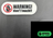 Warning Don't touch - Vit - PVC - Patch