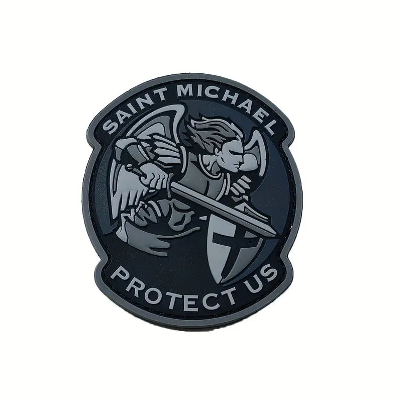 Saint Michael - Protect us - PVC - Patch