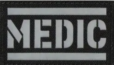 Medic - Svart/Silver - Patch