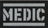 Medic - Svart/Silver - Patch