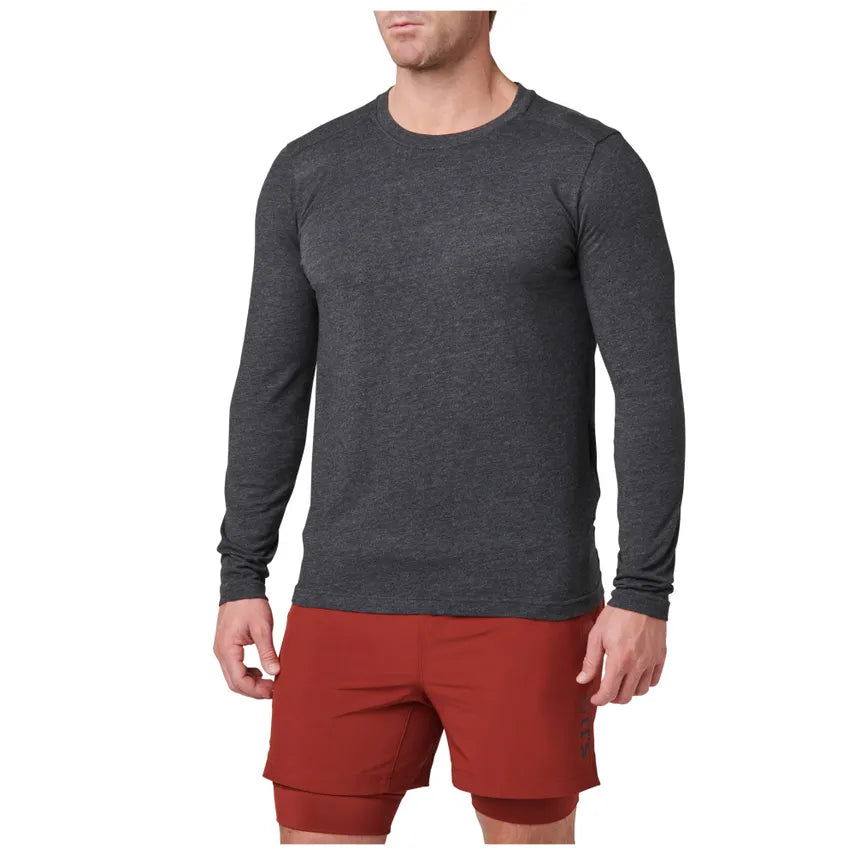 5.11 - PT-R Charge long sleeve 2.0  - Black Heather (135)