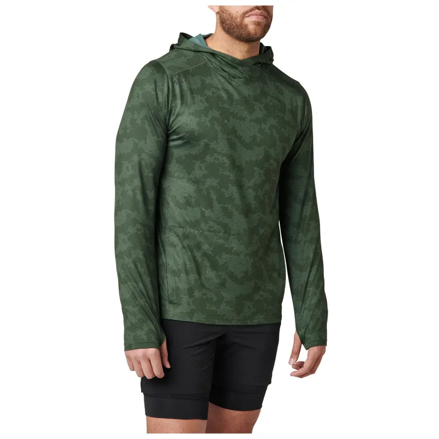 5.11 - PT-R Forged hoodie  - Kombu Green Atmos Dot Camo (1036)