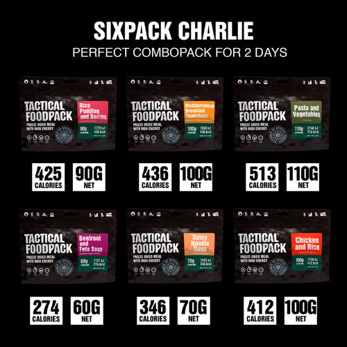 Tactical Foodpack - Six Pack Charlie
