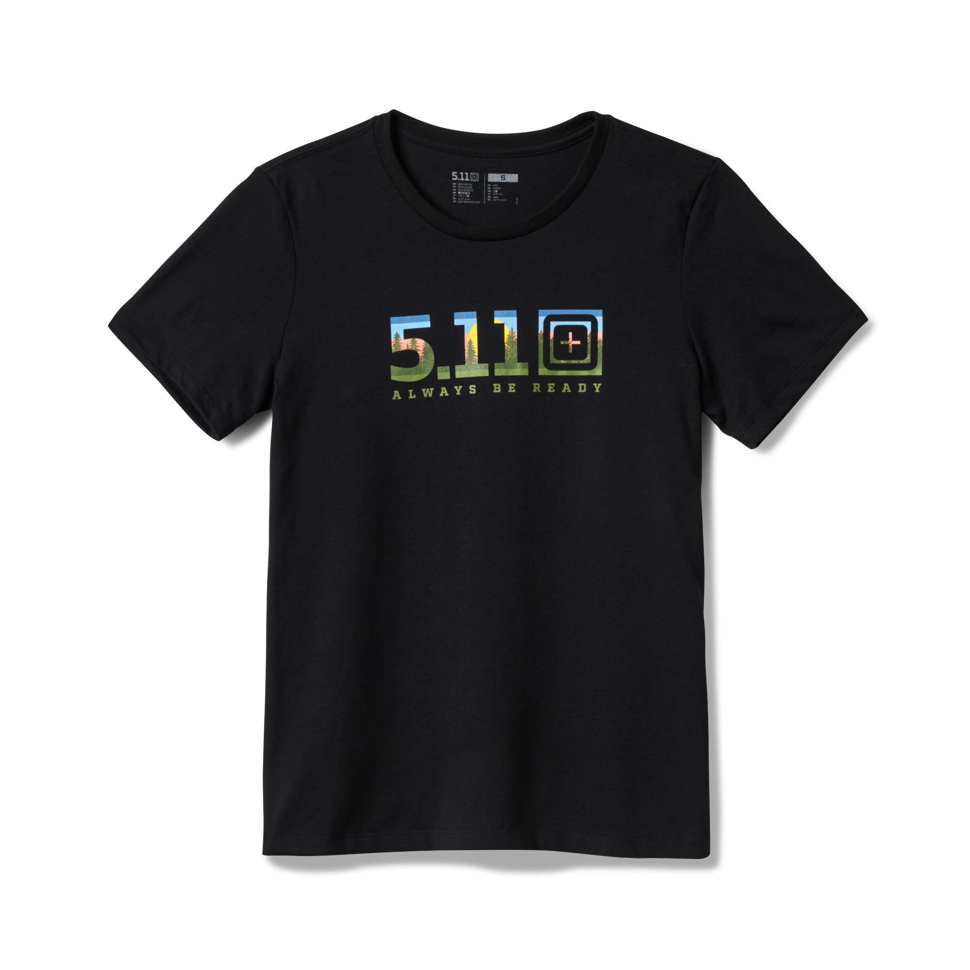 5.11 Women's Desert Floor kortärmad T-shirt i Black.