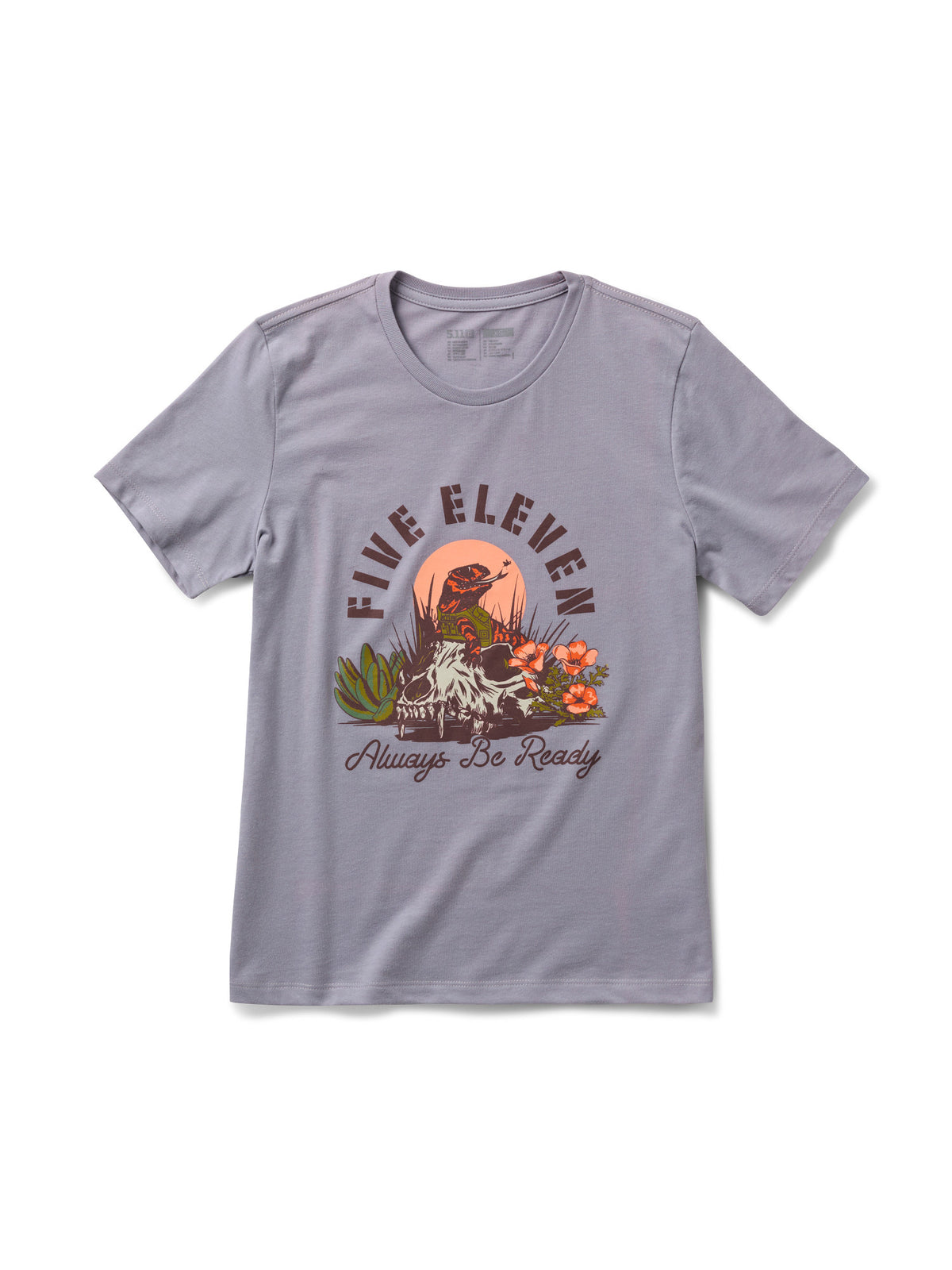 5.11 - Women's Natural Habitat Short Sleeve Tee - Lilac Grey (1264)
