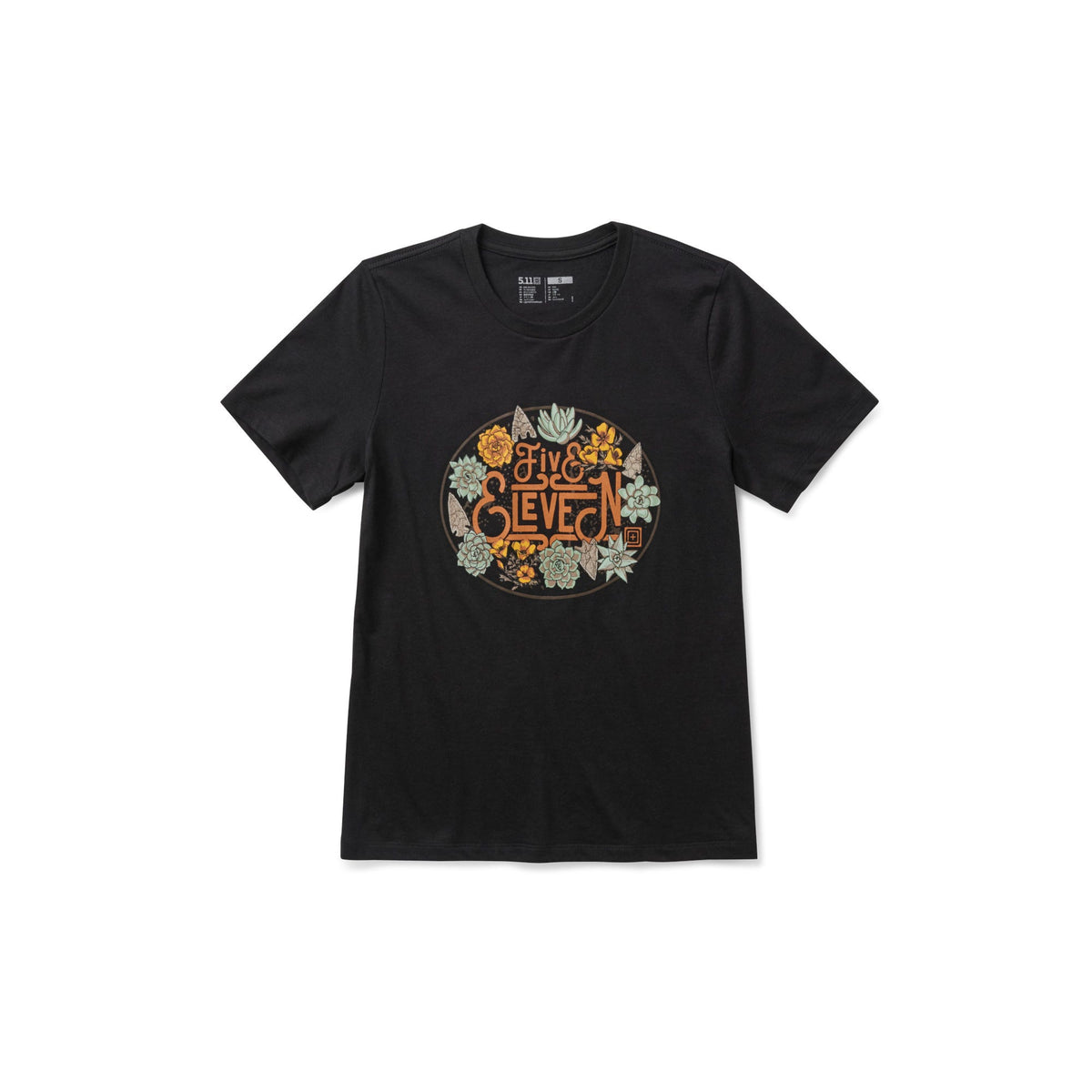 5.11 Women's Desert Floor kortärmad T-shirt i Black.