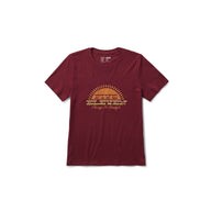 5.11 Women's Shooters Sunset kortärmad T-shirt i Burgundy