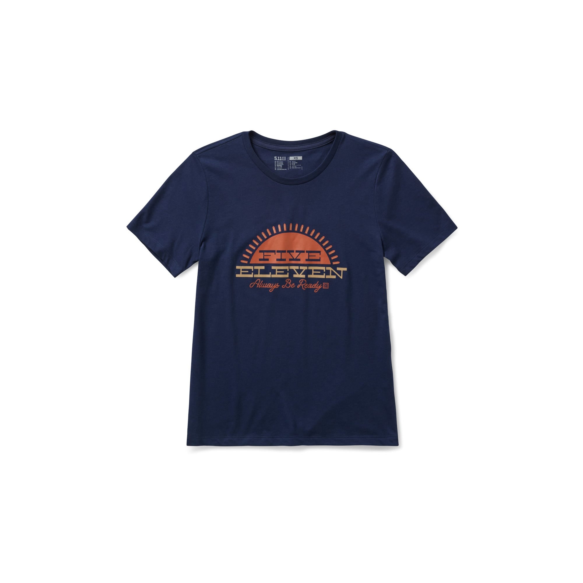 5.11 Women's Shooters Sunset kortärmad T-shirt i Pacific Navy