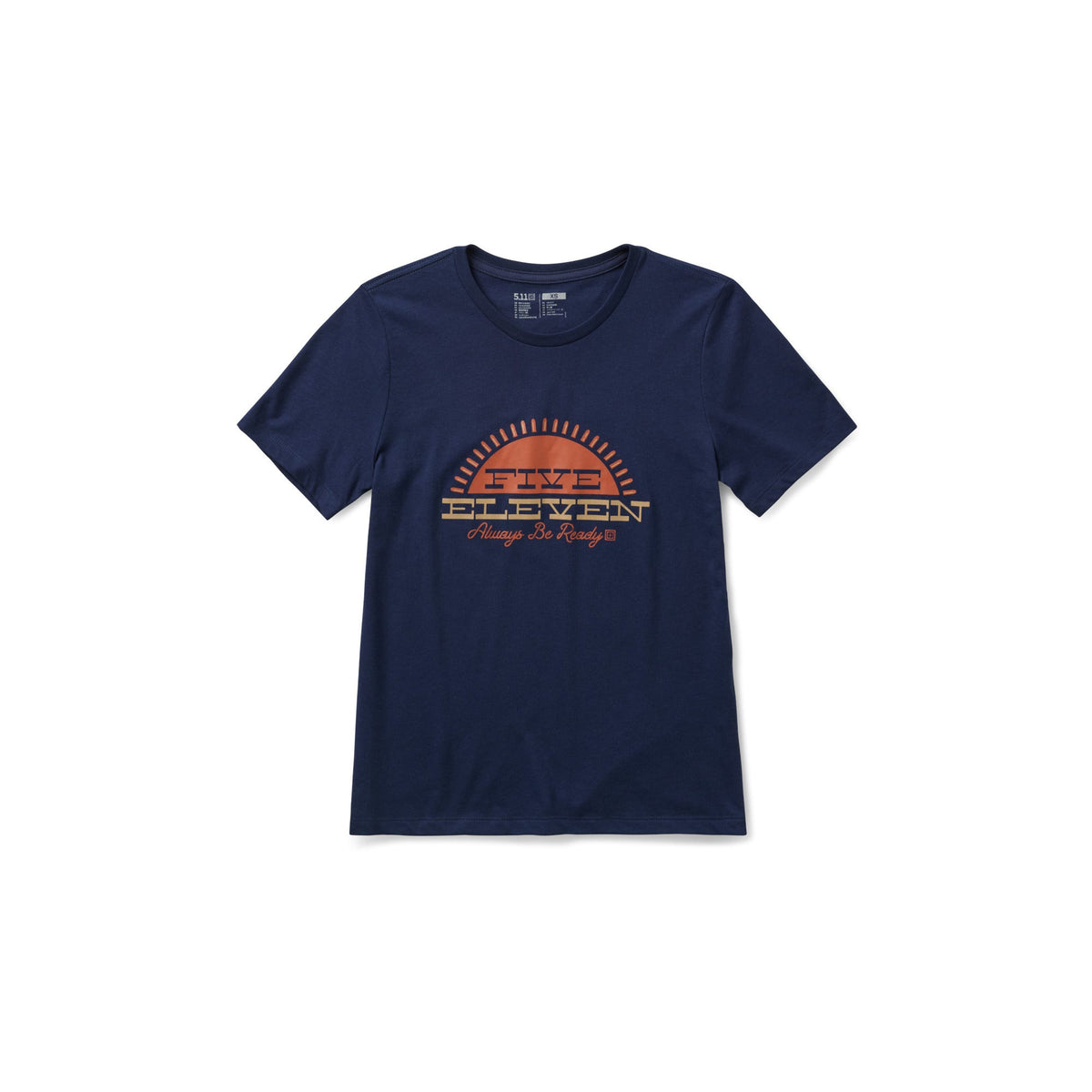 5.11 Women's Shooters Sunset kortärmad T-shirt i Pacific Navy