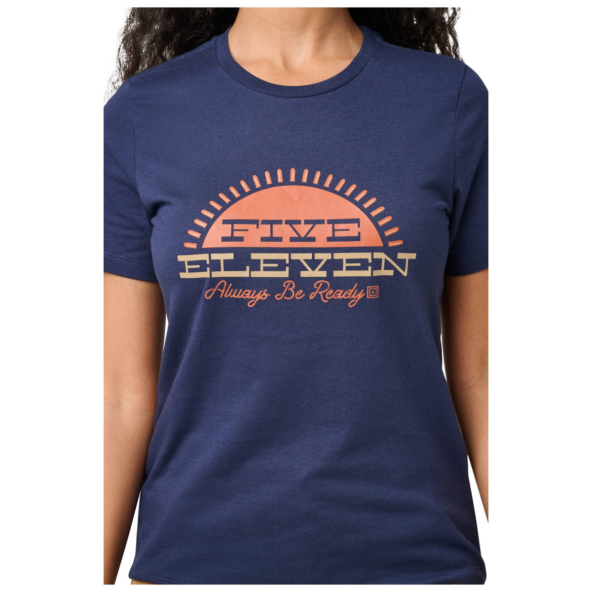 5.11 Women's Shooters Sunset kortärmad T-shirt i Pacific Navy