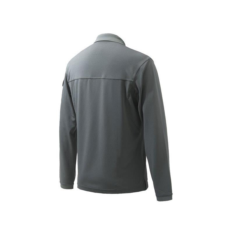 Beretta - Miller Polo Long Sleeves - Smoked Pearl