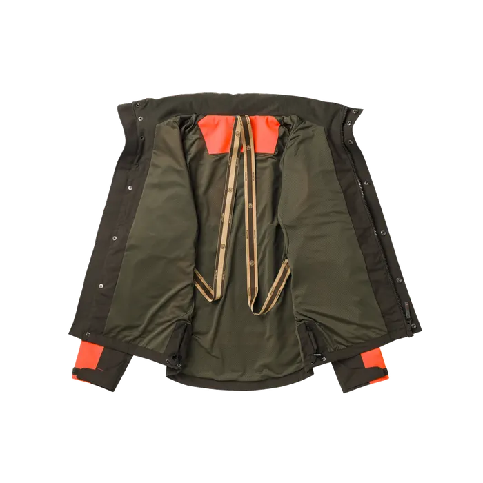 Beretta - Balcan water-repellent Jacket - Brown Bark & Orange