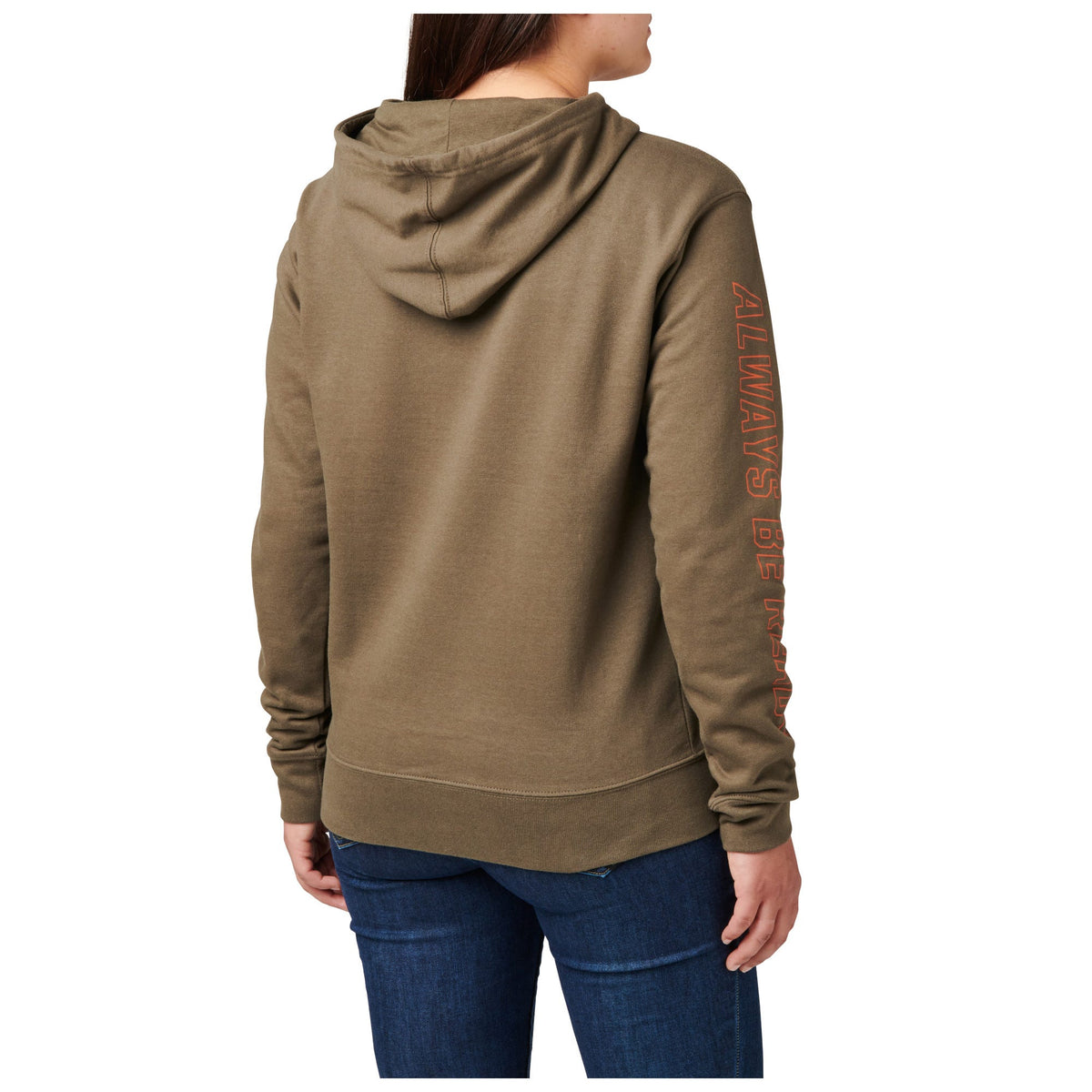 Women's 5.11 Logo Hoodie i Ranger Green med tydlig 5.11-branding