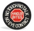 No Touch – No Talk – No Eye Contact - Röd/Vit/Svart - Patch