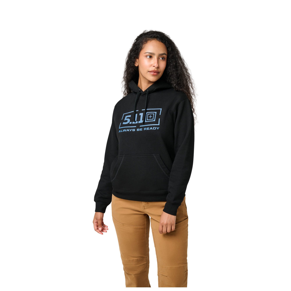 5.11 Women's Frame Hoodie för dam i Black visad framifrån