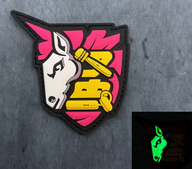 Enhörning - PVC - Rosa - Patch