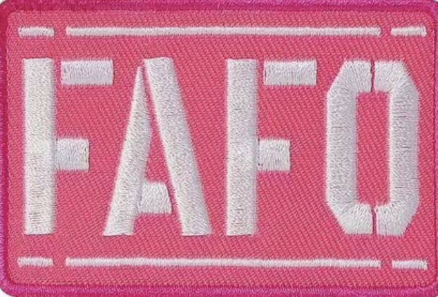 FAFO - Rosa - Patch