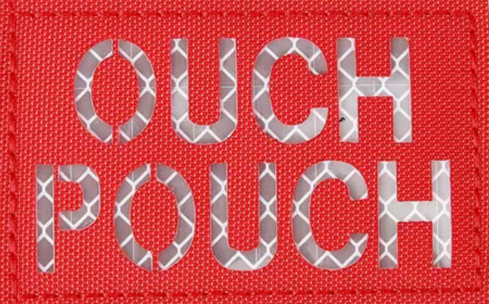 Ouch Pouch - Röd - Patch