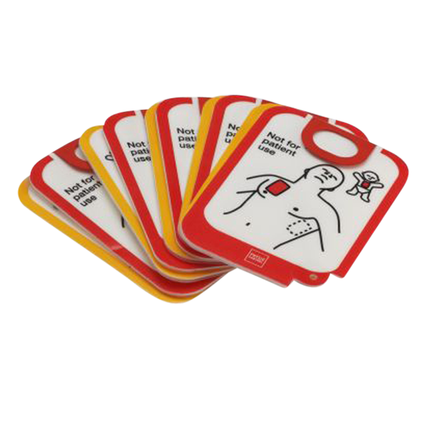 Stryker - Träningselektroder Lifepak CR2, 5-pack (endast klisterdelen)
