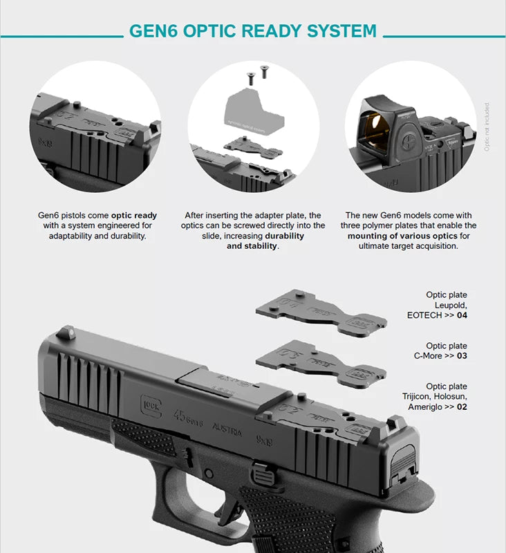 Glock - G19 Gen6 MOS FS - 9 mm
