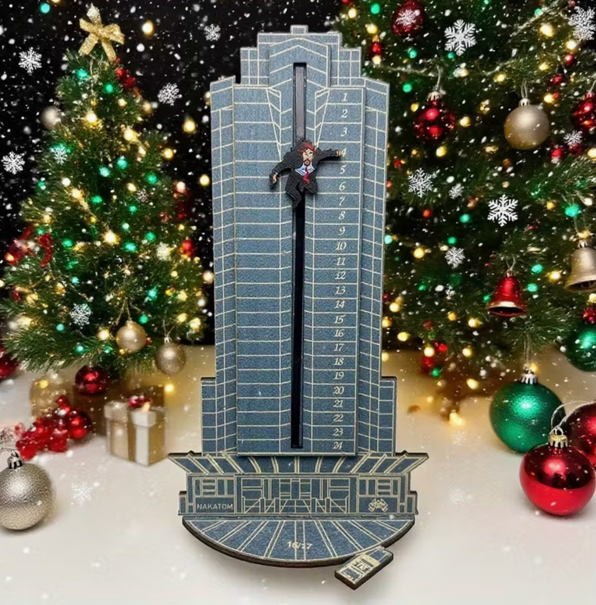 Die Hard - Adventskalender - Grå trä