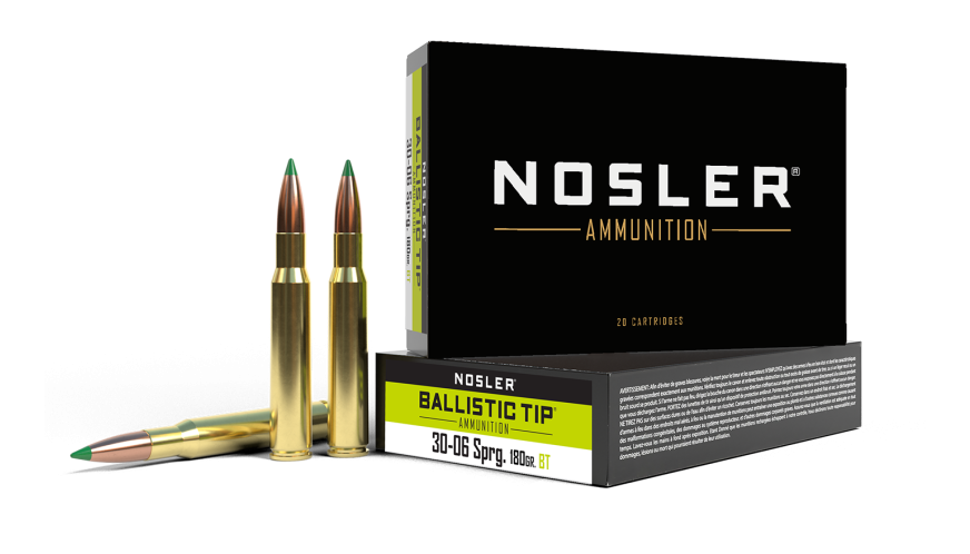 Nosler - Ballistic Tip Hunting - 30-06 Sprg - 180g - BT SP - 20/ask