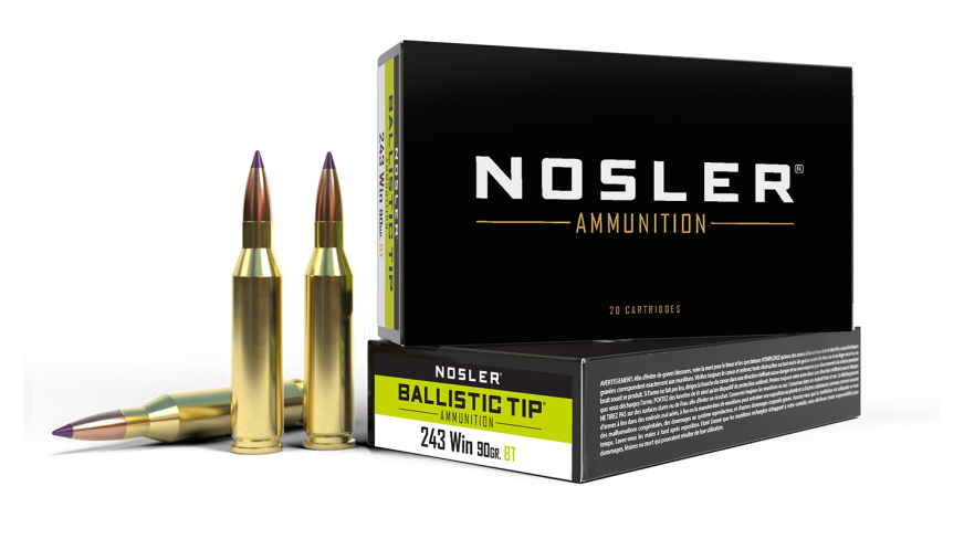 Nosler - Ballistic Tip Hunting - 243 Win - 90g - BT SP - 20/ask