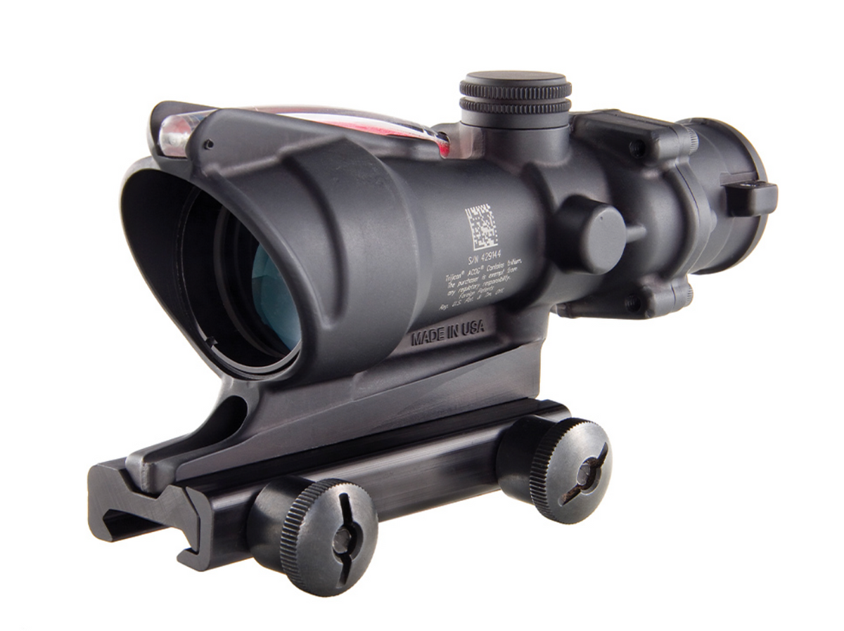 Trijicon - ACOG - 4x32 Dual Illum Red Chevron M193 Ballistic w / TA51