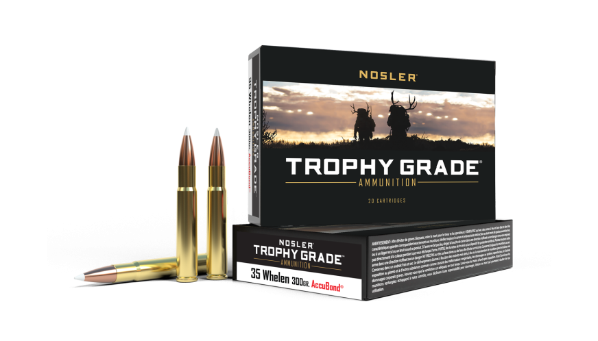 Nosler - Trophy Grade Ammunition - 35 Whelen - 225g - AB SP - 20/ask