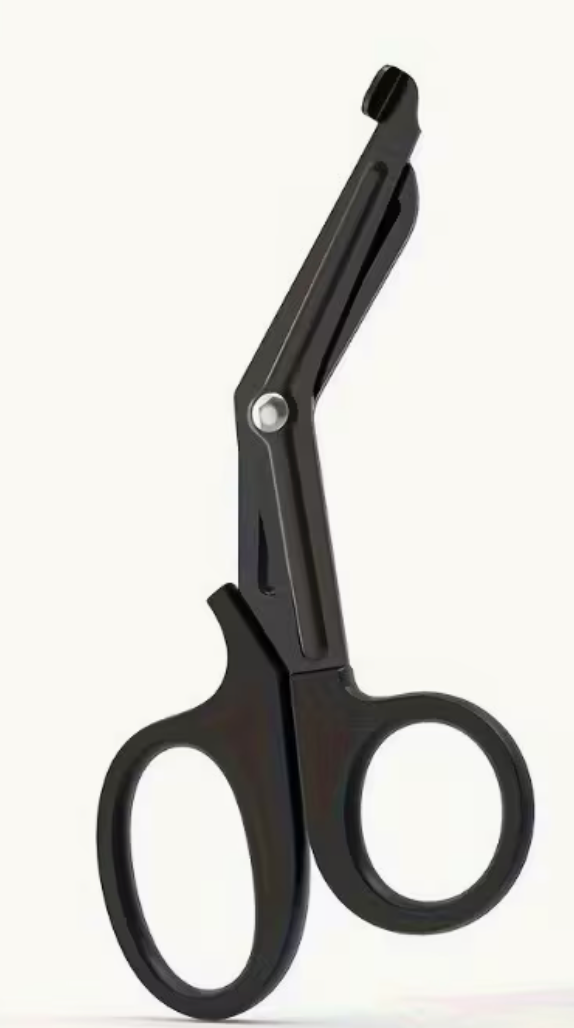 Tactical Military EDC Medical Scissors - Black/Black
