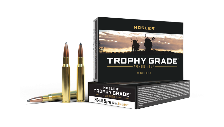 Nosler - Trophy Grade Ammunition - 30-06 Sprg - 150g - PT SP - 20/ask