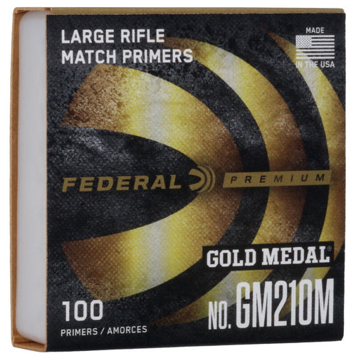 Federal - Gold Centerfire – Large Rifle Primers - .210 Clam