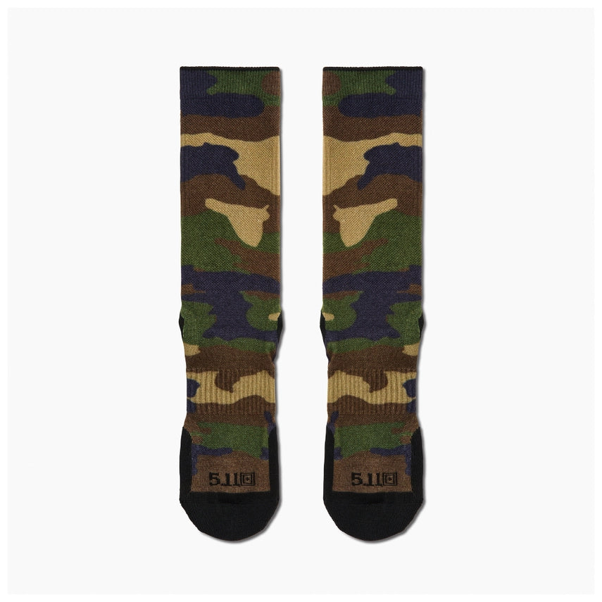 5.11 - Sock & Awe Crew - Woodland - Woodland Camo (938)
