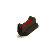 Eemann Tech -  Front Sight for CZ 75, CZ SHADOW 2, Checkered, with 1mm Fiber Optics Rod