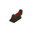 Eemann Tech -  Front Sight for CZ 75, CZ SHADOW 2, Checkered, with 1mm Fiber Optics Rod