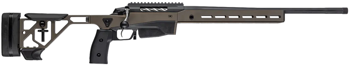 Tikka - T3x ACE Game - 22-250 - Justerbar kolv & 5-skotts Magasin - 20″ - 5/8×24 UNEF - Midnight Bronze
