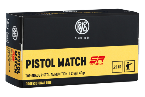 RWS - .22 lr - Pistol Match SR - 50/ask
