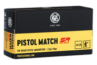 RWS - .22 lr - Pistol Match SR - 50/ask