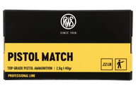 RWS - .22 lr - Pistol Match - 50/ask