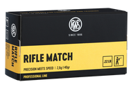 RWS - .22 lr - Rifle Match - 50/ask