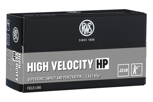 RWS - .22 lr - High Velocity JHP  - 50/ask